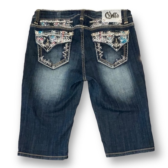 Cello Decorated Capri Jeans Size 13 - Picture 3 of 5